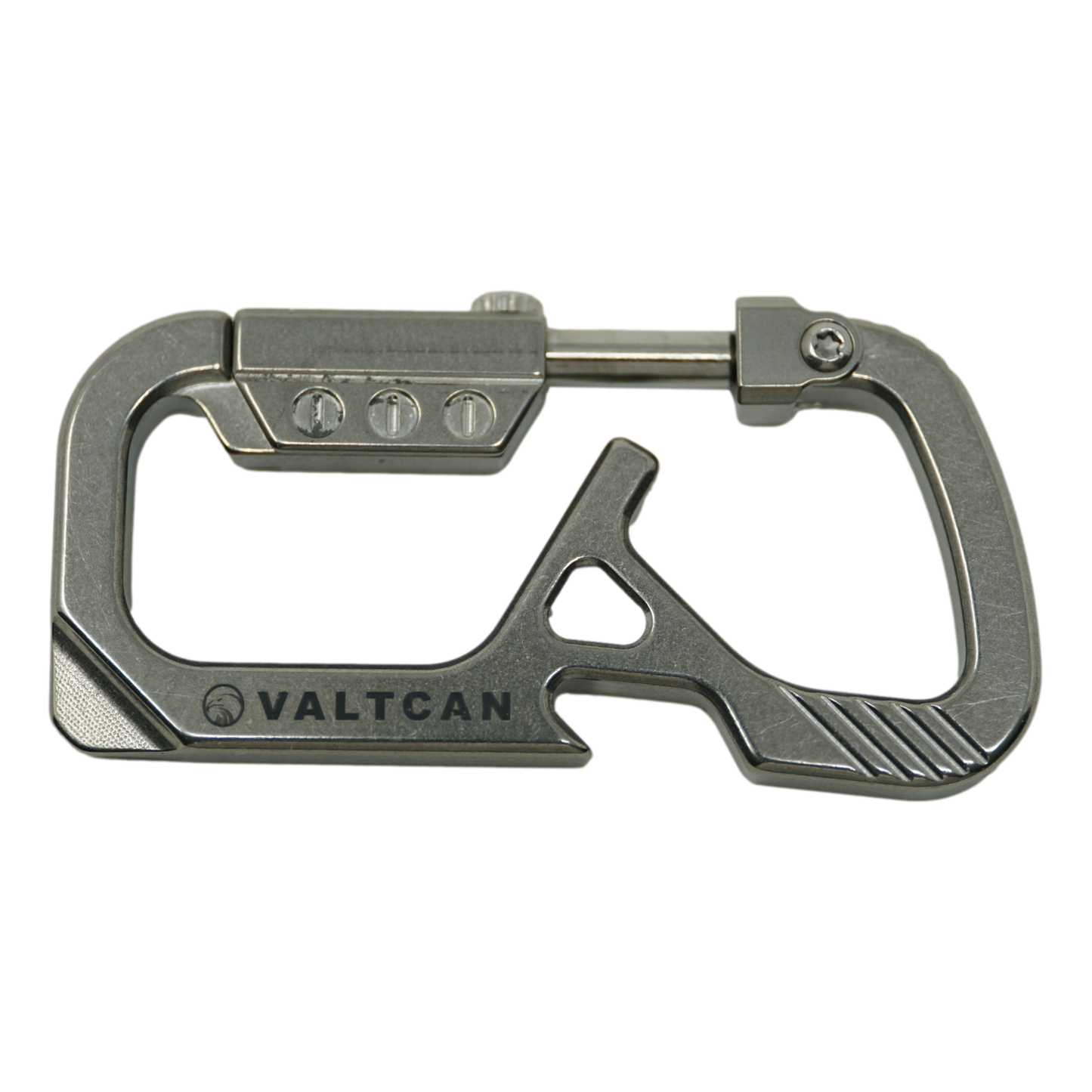 Valtcan Titan Bolzenkarabiner Schlüsselanhängerhalter CyberCarabiner 24g 