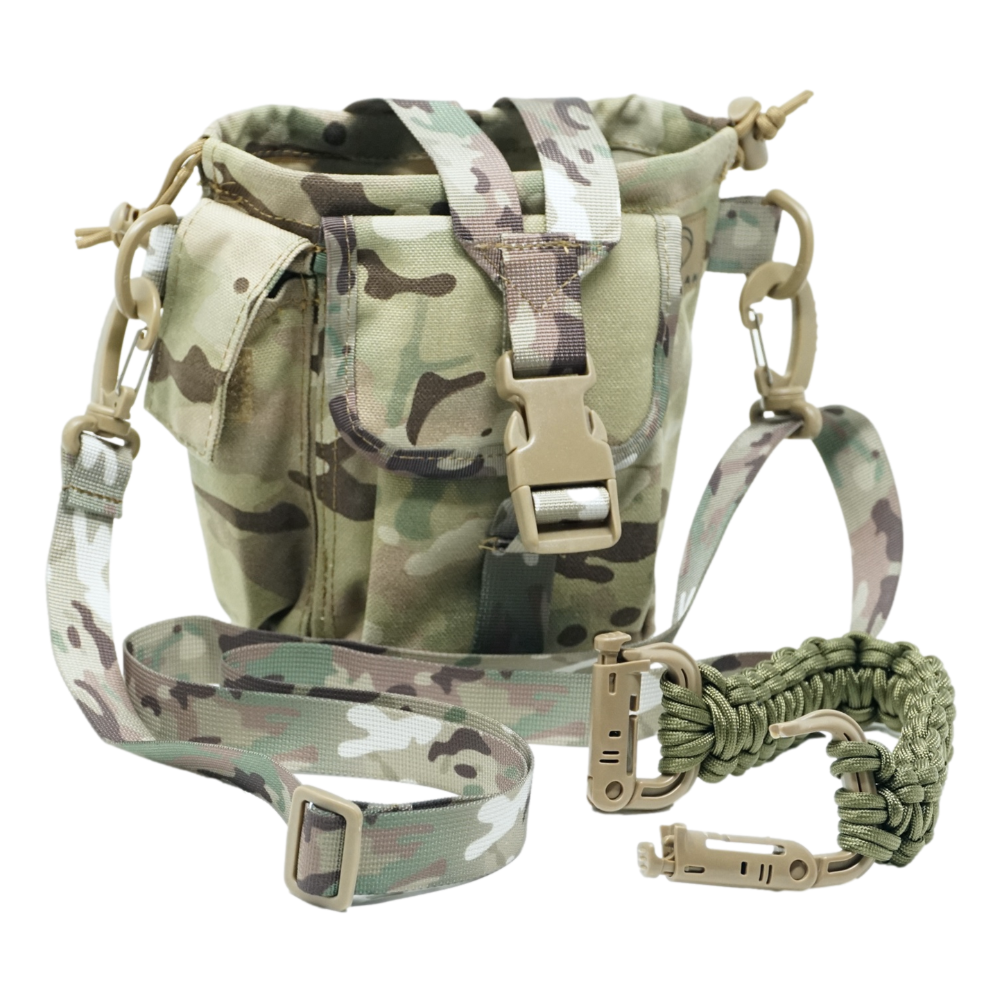 Valtcan Canteen Pouch Carrying Case Bag Multicam Classic Camo Cover Colorway for Titanium Canteen Set