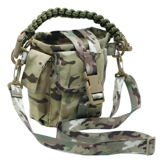 Valtcan Canteen Pouch Carrying Case Bag Multicam Classic Camo Cover Colorway for Titanium Canteen Set