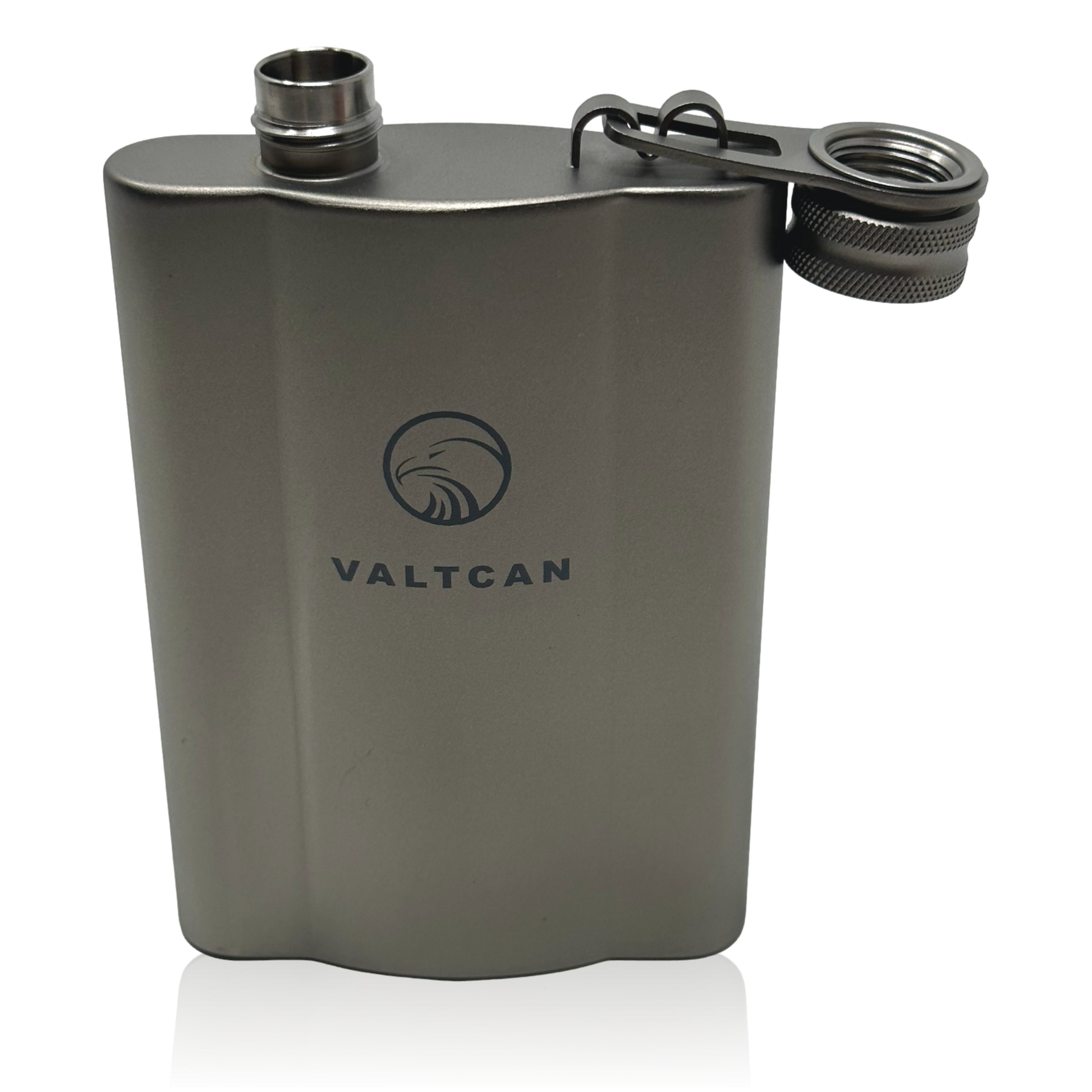 Valtcan Titanium Canteen Military Bottle with Carry Case 1100ml 37oz Capacity